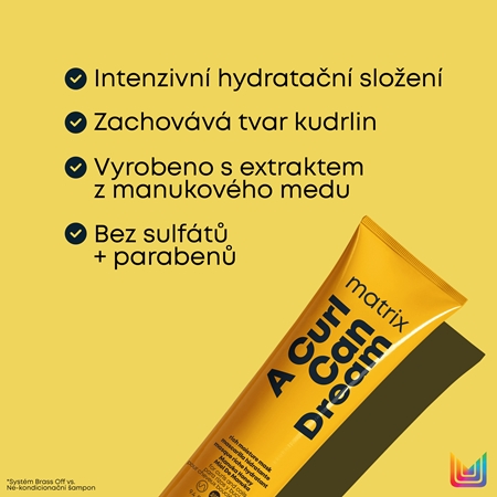 Matrix A Curl Can Dream intenzivní hydratační maska pro vlnité a kudrnaté vlasy