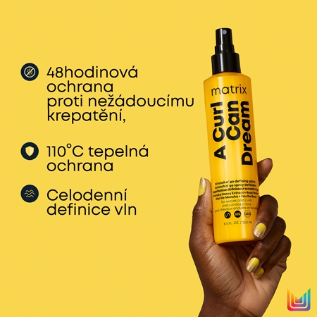 Matrix A Curl Can Dream sprej pro definici vln