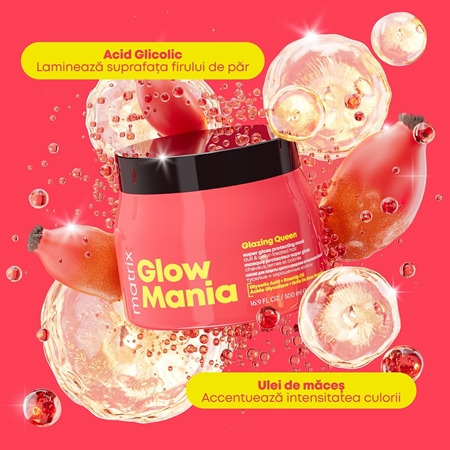 Matrix Glow Mania masca pentru păr vopsit