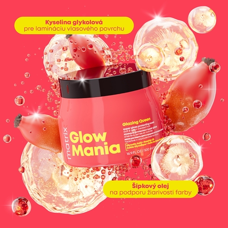 Matrix Glow Mania maska pre farbené vlasy