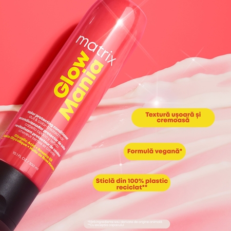 Matrix Glow Mania balsam pentru păr vopsit