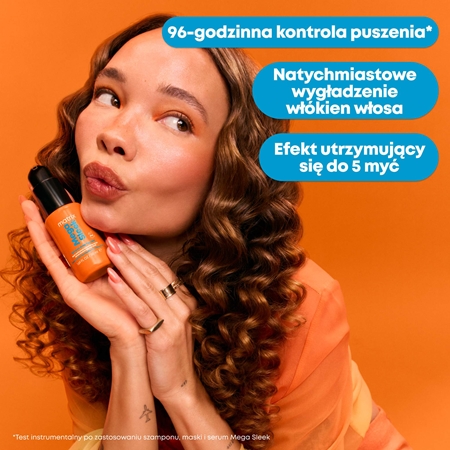 Matrix Mega Sleek 96H Anti-Frizz Topcoat serum do włosów do włosów nieposłusznych i puszących się