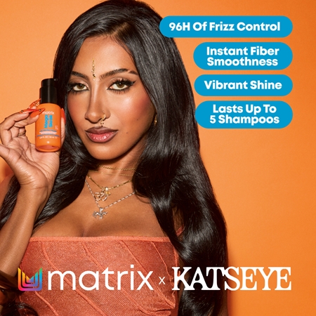 Matrix Mega Sleek 96H Anti-Frizz Topcoat Hair Serum for unruly and frizzy hair