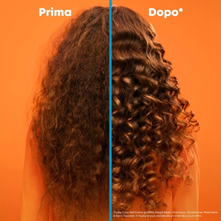 Matrix Mega Sleek 96H Anti-Frizz Topcoat siero per capelli per capelli ribelli e crespi