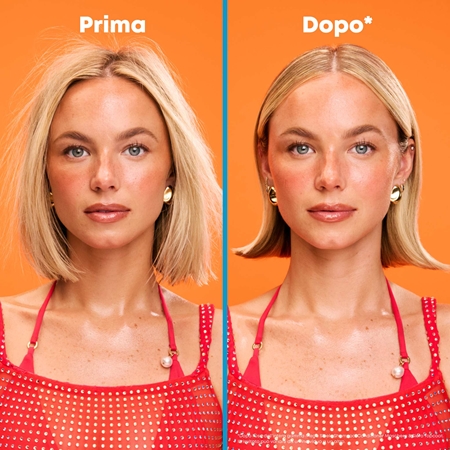 Matrix Mega Sleek 96H Anti-Frizz Topcoat siero per capelli per capelli ribelli e crespi