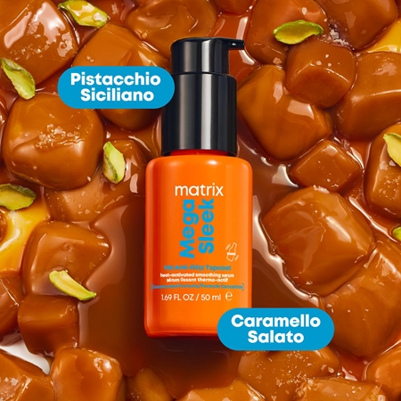 Matrix Mega Sleek 96H Anti-Frizz Topcoat siero per capelli per capelli ribelli e crespi