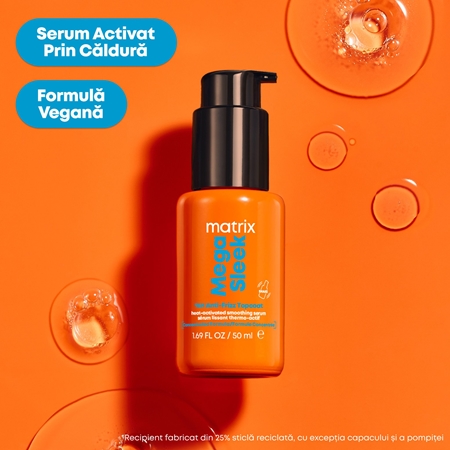 Matrix Mega Sleek 96H Anti-Frizz Topcoat ser de păr pentru par indisciplinat