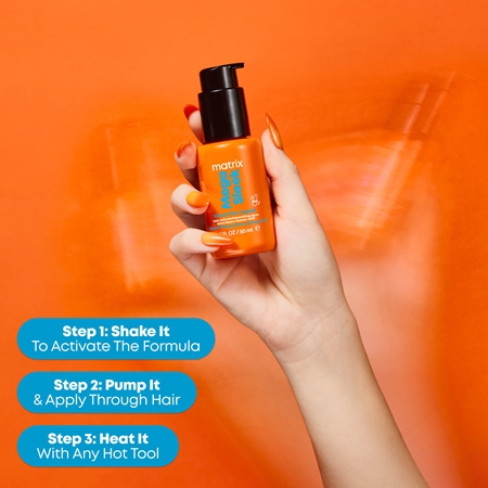 Matrix Mega Sleek 96H Anti-Frizz Topcoat Hair Serum for unruly and frizzy hair