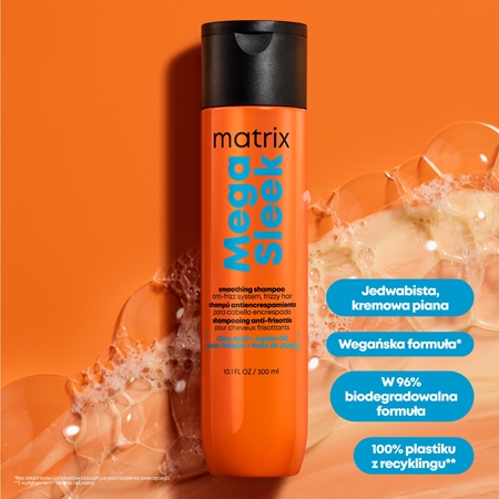 Matrix Mega Sleek Smoothing Shampoo szampon do włosów nieposłusznych i puszących się