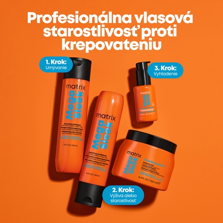 Matrix Mega Sleek Smoothing Shampoo šampón pre nepoddajné a krepovité vlasy