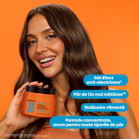 Matrix Mega Sleek Smoothing Mask Masca de par pentru par indisciplinat