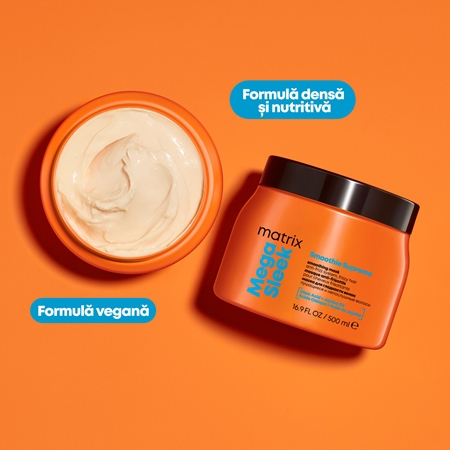 Matrix Mega Sleek Smoothing Mask Masca de par pentru par indisciplinat