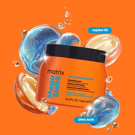 Matrix Mega Sleek Smoothing Mask Hair Mask for unruly and frizzy hair