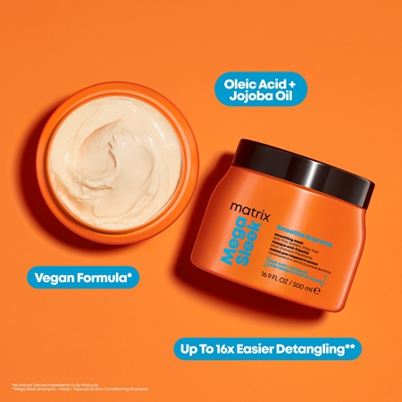 Matrix Mega Sleek Smoothing Mask Hair Mask for unruly and frizzy hair