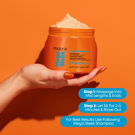 Matrix Mega Sleek Smoothing Mask Hair Mask for unruly and frizzy hair