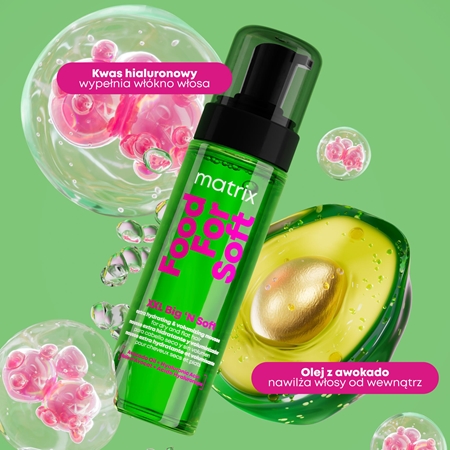 Matrix Food For Soft XXL Big 'N Soft Extra Volumizing Hydrating Mousse pianka nawilżająca do zwiększenia objętości