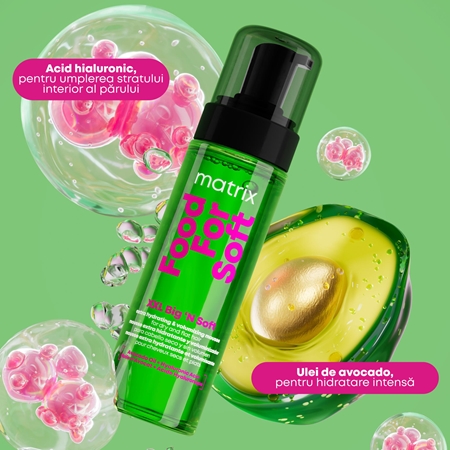 Matrix Food For Soft XXL Big 'N Soft Extra Volumizing Hydrating Mousse spumă hidratantă și extra volum