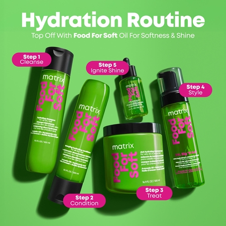 Matrix Food For Soft XXL Big 'N Soft Extra Volumizing Hydrating Mousse Moisturising Foam for extra volume