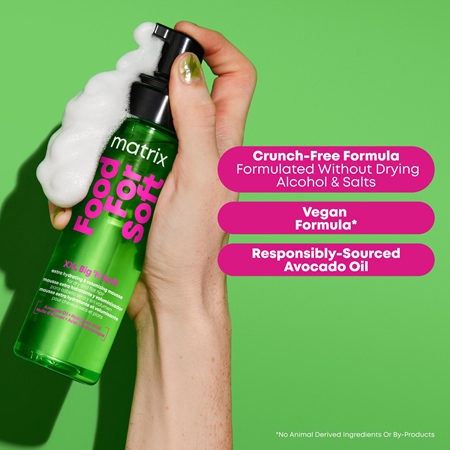 Matrix Food For Soft XXL Big 'N Soft Extra Volumizing Hydrating Mousse Moisturising Foam for extra volume