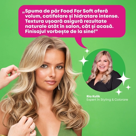 Matrix Food For Soft XXL Big 'N Soft Extra Volumizing Hydrating Mousse spumă hidratantă și extra volum