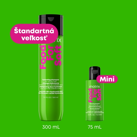 Matrix Food For Soft hydratačný šampón s kyselinou hyalurónovou