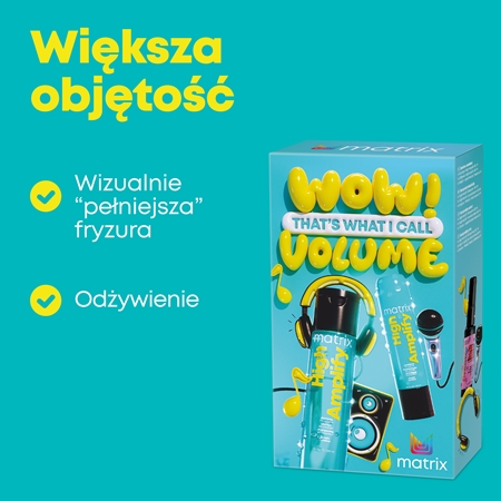 Matrix High Amplify zestaw upominkowy do zwiększenia objętości włosów dla kobiet