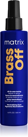 Matrix Brass Off Hårspray för neutralisering av gula toner