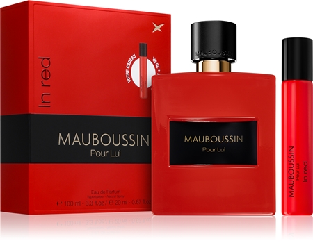 mauboussin mauboussin pour lui in red woda perfumowana 100 ml   zestaw  