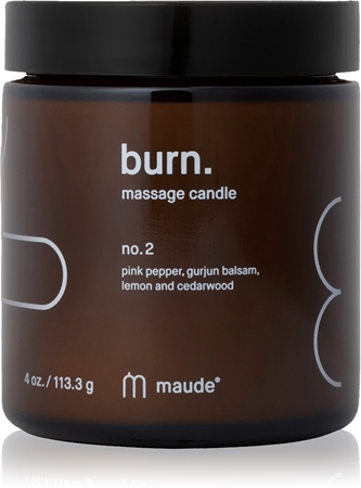 Maude Burn massage candle