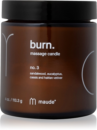 Maude Burn massage candle