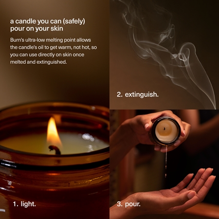 Maude Burn massage candle