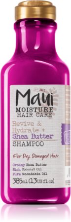 Maui Moisture Revive & Hydrate + Shea Butter ενυδατικό και αναζωογονητικό σαμπουάν για ξηρά και κατεστραμμένα  μαλλιά