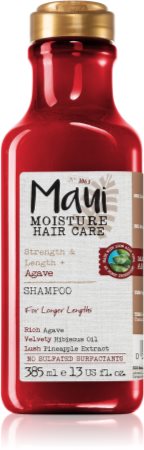 Maui Moisture Strength & Lenght + Agave δυναμωτικό σαμπουάν για χημικά επεξεργασμένα μαλλιά