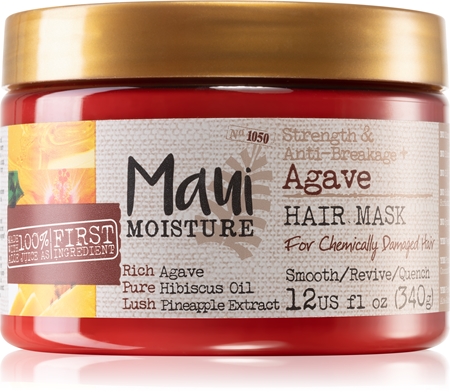 Maui Moisture Strength & Lenght + Agave maska za okrepitev las za poškodovane in kemično obdelane lase
