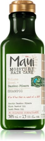 Maui Moisture Volume Boost + Bamboo Fibers posilující šampon pro jemné a zplihlé vlasy