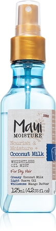 Maui Moisture Nourish & Moisture + Coconut Milk hydratační sprej na vlasy s kokosovým olejem