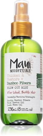 Maui Moisture Volume Boost + Bamboo Fibers spray rinforzante per capelli delicati e mosci