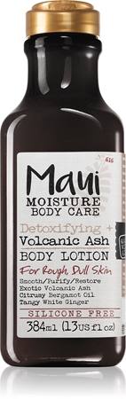 Maui Moisture Detoxifying + Volcanic Ash šilko švelnumo suteikiantis kūno pienelis