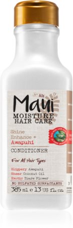 Maui Moisture Shine Amplifying + Awapuhi Balsam för glansigt och mjukt hår