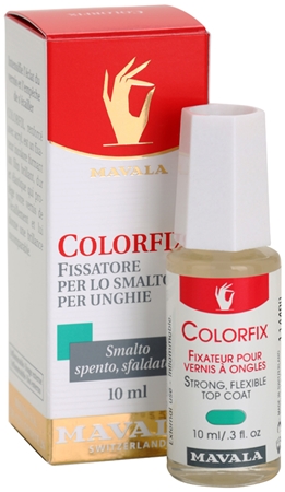 Mavala Nail Beauty Colorfix финален лак за съвършена защита и интензивен блясък