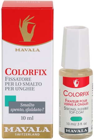 Mavala Nail Beauty Colorfix финален лак за съвършена защита и интензивен блясък
