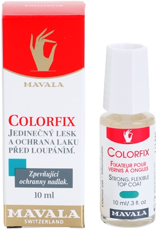 Mavala Nail Beauty Colorfix финален лак за съвършена защита и интензивен блясък