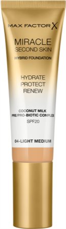 Max Factor Miracle Second Skin fond de teint crème hydratant SPF 20