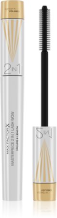 Max Factor Masterpiece Lash Wow mascara per ciglia allungate, curve e voluminose con spazzolino 2 in 1