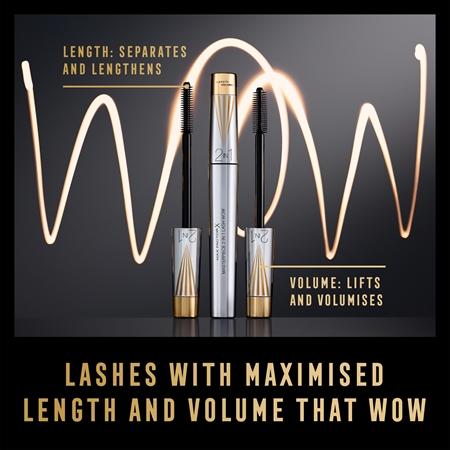 Max Factor Masterpiece Lash Wow Lenghtening, Curling and Volumizing Mascara with 2-in-1 brush