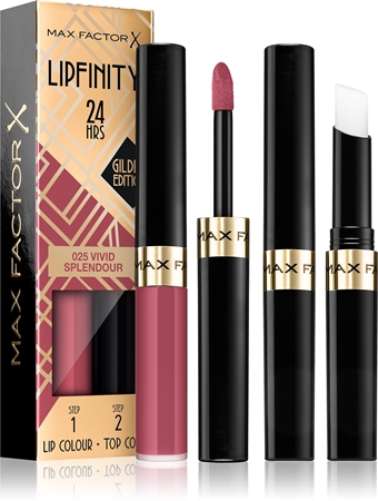 Max Factor Lipfinity Gilded Edition Ilgnoturīga lūpu krāsa ar balzamu