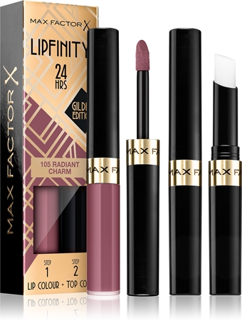 Max Factor Lipfinity Gilded Edition Ilgnoturīga lūpu krāsa ar balzamu
