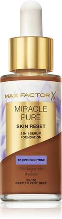 Max Factor Miracle Pure Skin Reset serumo konsistencijos makiažo pagrindas
