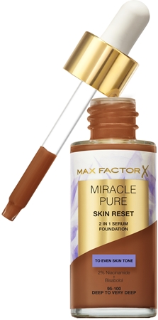 Max Factor Miracle Pure Skin Reset serumo konsistencijos makiažo pagrindas
