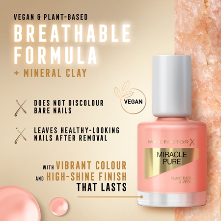 Max Factor Miracle Pure dlouhotrvající lak na nehty